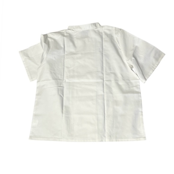 CHEFWEAR White Chefs Coat Jacket Short Sleeve Lot of 3 Size XL - Picture 5 of 12